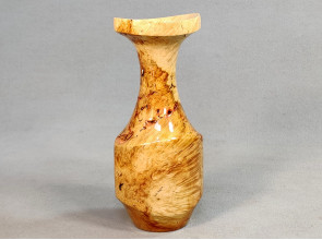 Handmade Wooden Vase / Maple Burl Wood